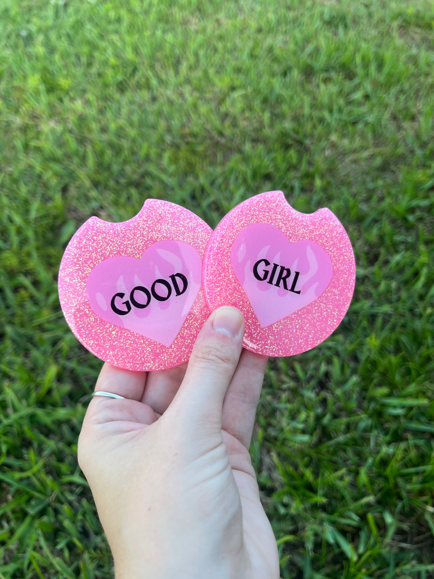 Good Girl Car Coasters