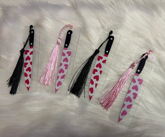Heart Knife Bookmark