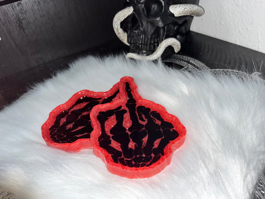 Skeleton Middle Finger Tray