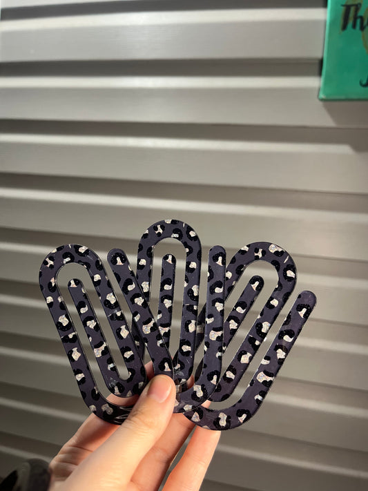 Animal Print Paperclip Bookmark