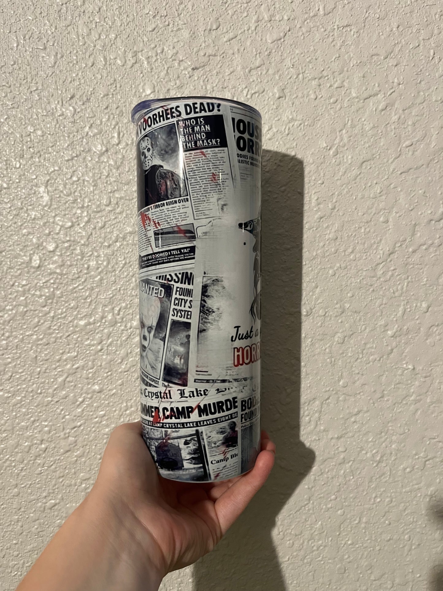 Girl That Loves Horror Tumbler