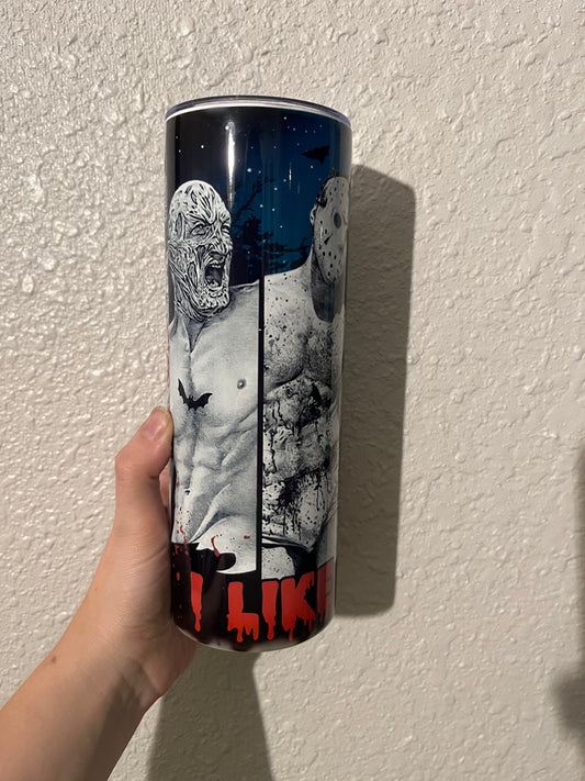 Bad Boys Horror Tumbler
