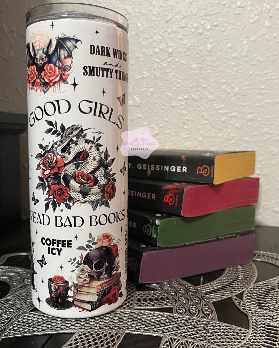 Good Girls Read Bad Books Tumbler
