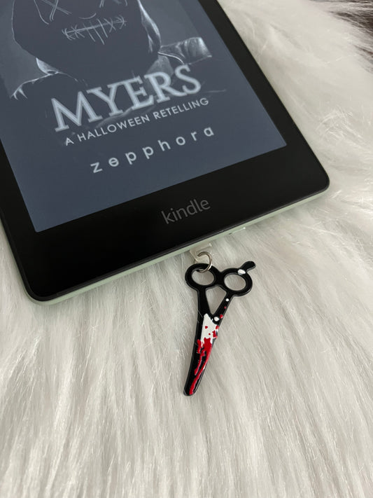 Scissor Dust Plug Charm